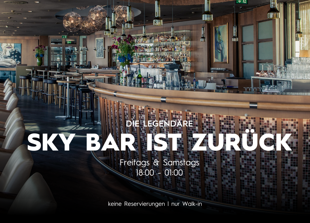 SKY BAR im Steffl Wien ist zurück, Freitag und Samstag